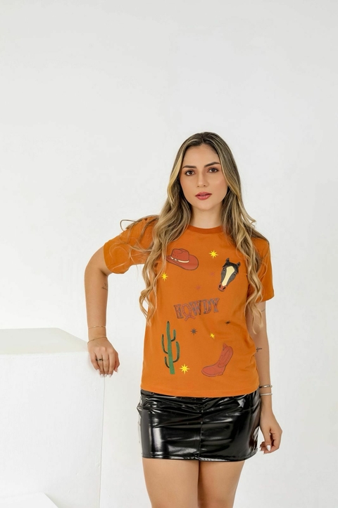 T-shirt Country - mostarda - comprar online
