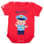 Body Pequeno Policial - Personalizado - Amado Bebê