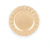 Sousplat com Borda Trabalhada Ouro 33cm