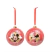 Kit 2 Bolas Minnie e Mickey 10cm - comprar online