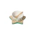 Bowl com Petisiqueira Estrela de Natal Azevinhos 13cm - PRÉ-VENDA