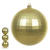 Kit 3 Bolas Decoradas Douradas 10cm