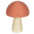 Cogumelo Decorativo Terracota Bege