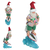 Papai Noel Surfando 33cm