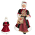 Mamãe Noel em Pé com Vermelho e Verde 30cm - PRÉ-VENDA