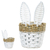 Cestinha Orelhinhas de Coelho Branca 22cm - comprar online