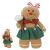 Boneca Gingerbread Menina com Sorvete 40cm- PRÉ-VENDA