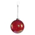 Bola Decorada Vermelha 8cm - PRÉ-VENDA