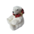 Urso Branco Sentado 20cm