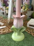 Castiçal tulipa rosa 13cm - PRÉ-VENDA - comprar online