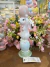 Castiçal Coelho com Ovo e Laço 26,7cm - PRÉ- VENDA - comprar online