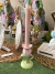 Castiçal tulipa rosa 13cm - PRÉ-VENDA