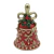 Sino de Natal Vermelho Decorado 25,8cm - PRÉ-VENDA