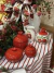 Pote com Tampa Vermelho Romã 13cm - PRÉ-VENDA - comprar online