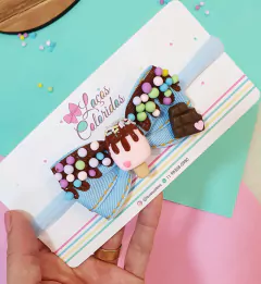 Laço Faixinha Chocolaço Biscuit na internet