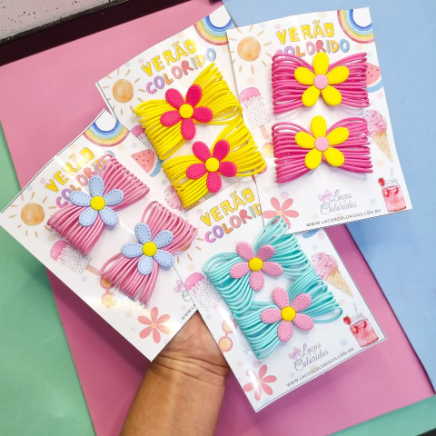 Laço Parzinho Flor Piscina