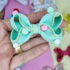 Laço com Pompom