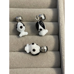 berloque charm Murano Snoopy - berloque da nina