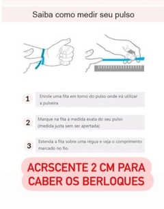 Pulseira pandora sempre em meu coração prata 925 - berloque da nina