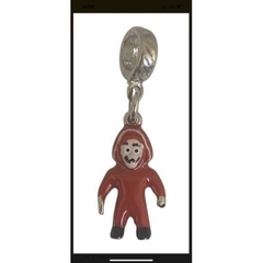 berloque charm la casa de papel macacão com máscara na internet