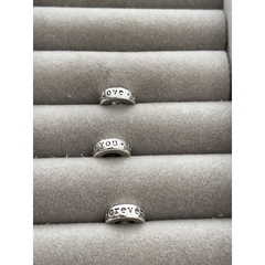 berloque charm separador love you forever - comprar online