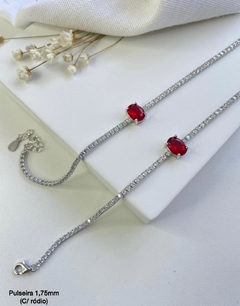 pulseira riviera prata 925 zirconias verdadeiras - loja online