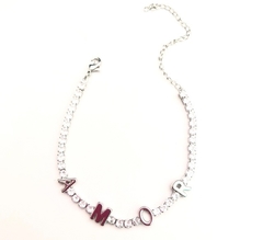 pulseria riviera Amor folheada - comprar online