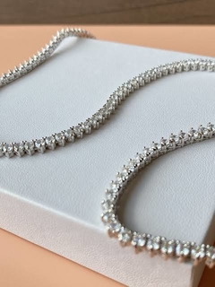 colar riviera em prata 925 3 pontas - comprar online