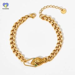 colar ou pulseira cobra snake semi joia - comprar online