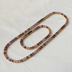 riviera choker rainbow colors pequena - loja online