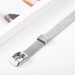 pulseira para berloque esteira aço inoxidavel - comprar online