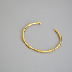 bracelete pulseira bambu luxo - berloque da nina