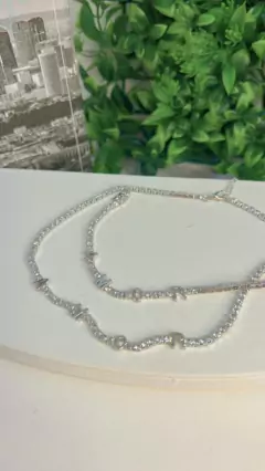 pulseria riviera Amor folheada na internet