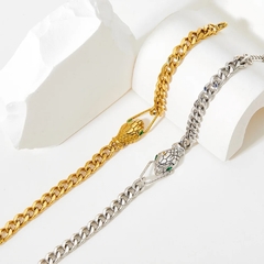 colar ou pulseira cobra snake semi joia - comprar online