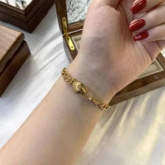 Imagem do colar ou pulseira cobra snake semi joia