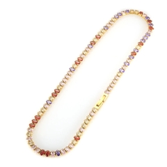 riviera choker rainbow colors pequena