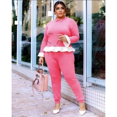 Imagem do conjunto de moletinho babadinho Plus Size