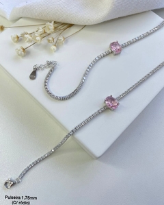 pulseira riviera prata 925 zirconias verdadeiras na internet