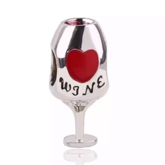 Imagem do berloque charm vinho taça