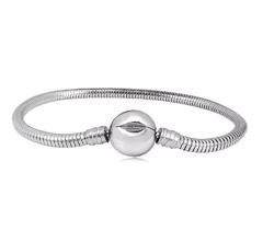 pulseira para berloques charm fecho bolinha na internet
