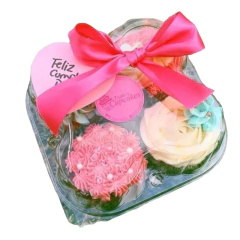 Domo para cupcake 4 cavidades 50 piezas en internet