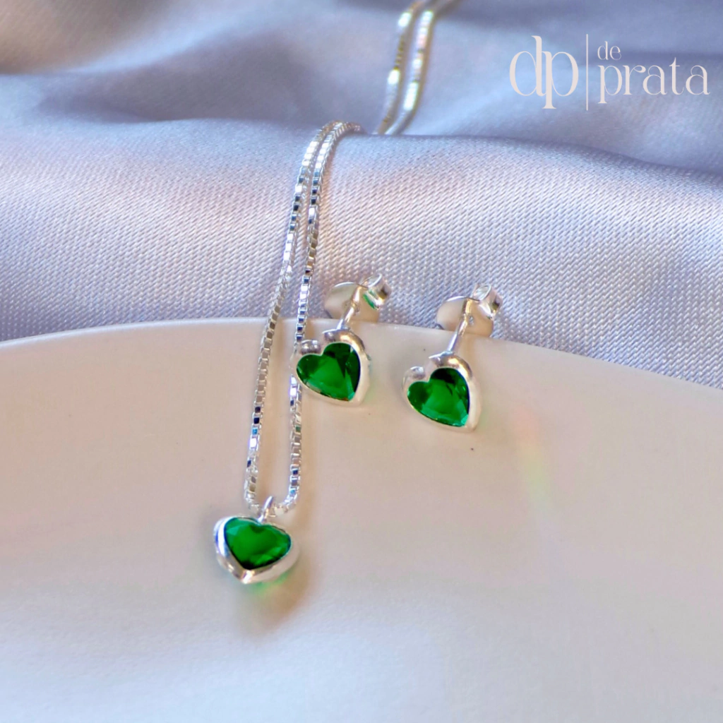 Conjunto Coração Verde