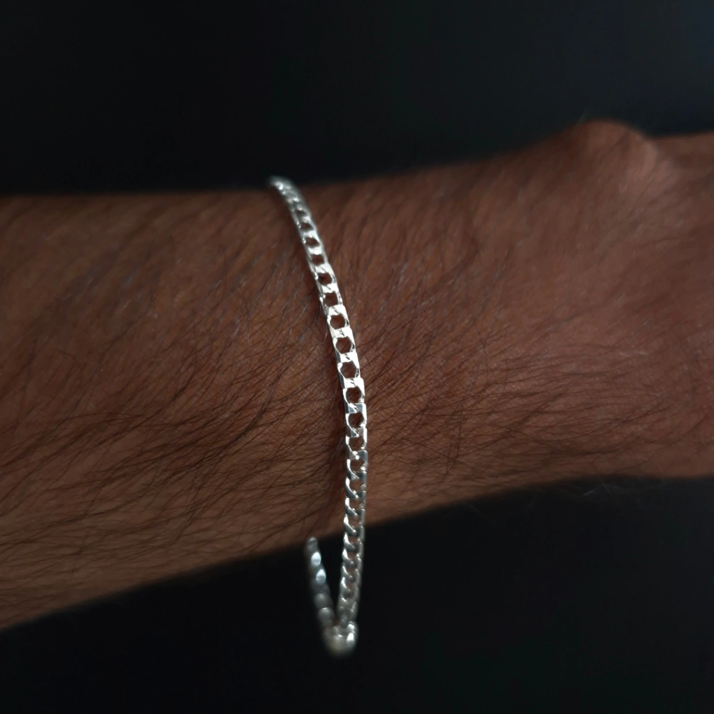 Pulseira Grumet Quadrada - 2,5 mm