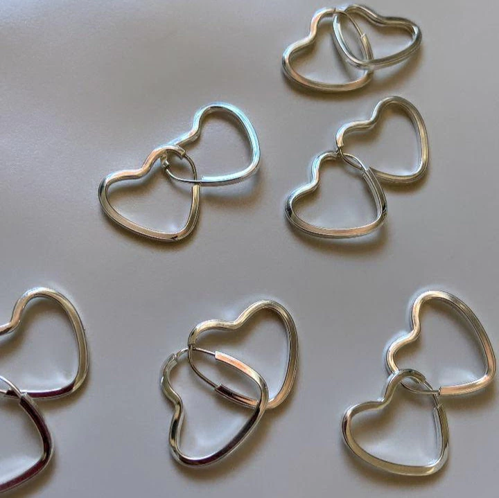 Argola Coração - 1.8 cm