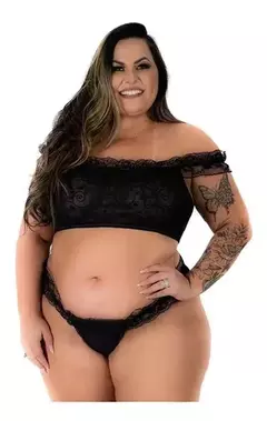 CONJUTO PLUS SIZE CIGANINHA DELICADO PIMENTA SEXY - comprar online