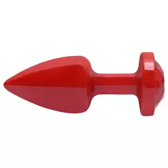 Plug Anal P Plástico Abs Vermelho 7 X 2,5Cm Hot Pink na internet