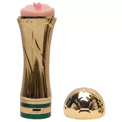MASTURBADOR MASCULINO EM FORMATO DE VAGINA COM VIBRAÇÃO TAÇA DA COPA - VIP MIX - loja online