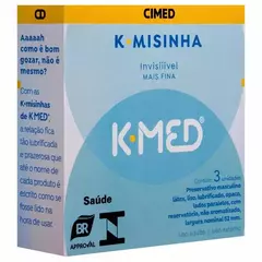 K-Med KMisinha Invisível 03 Unidades Cimed