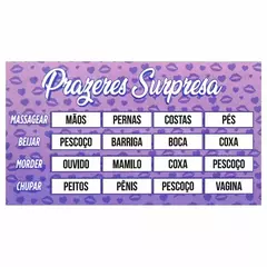 Raspadinha jogo prazer surpresa 1 unidade