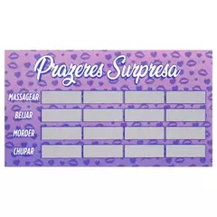Raspadinha jogo prazer surpresa 1 unidade - comprar online